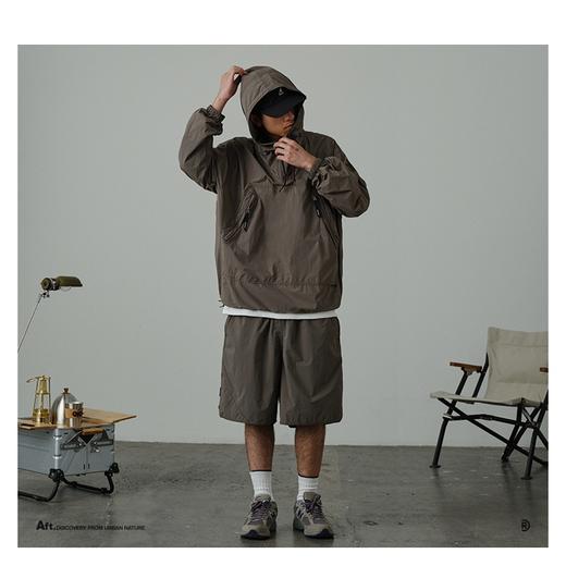 徐太浪户外慢跑速干防晒衣外套男春夏新款休闲运动半拉链连帽夹克 商品图2