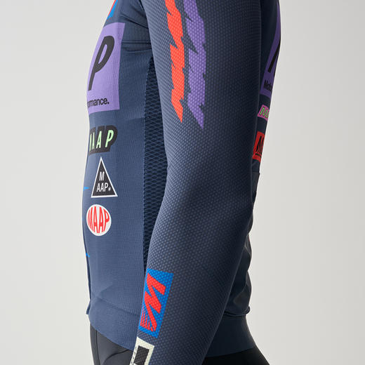 MAAP 男士 Drome Pro Air LS Jersey 3.0 竞赛蓝 长袖骑行服 商品图2