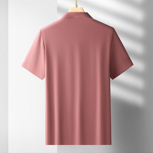 【冰丝无痕】【DDS】大依优型大码男装短袖POLO衫透气加肥加大大号半袖体恤上衣男士胖子 商品图2