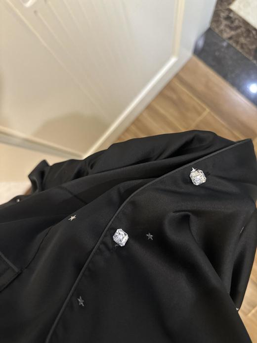 高级感星星冰丝睡衣春夏缎面家居服套装遛弯睡衣 商品图5