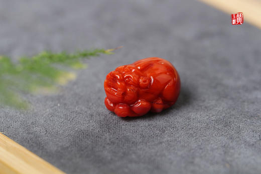 南红貔貅吊坠【貔貅献宝】，配精美挂绳 商品图2