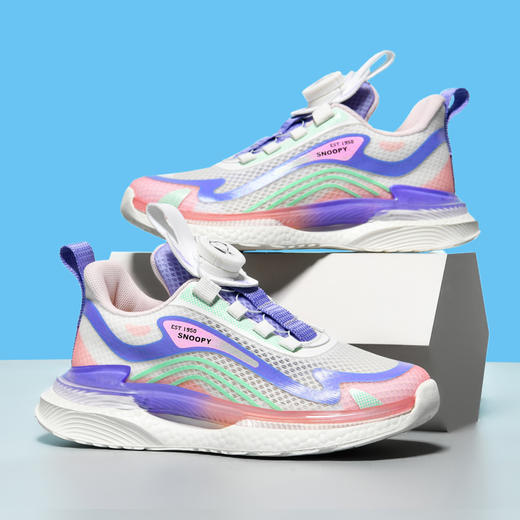 SNOOPY史努比儿童童鞋时尚休闲鞋夏季男女童网面运动鞋 26-37 商品图0