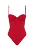 Faithfull The Brand - Dinard One Piece - Red - 女装 - 连体泳衣 - 红色 商品缩略图0