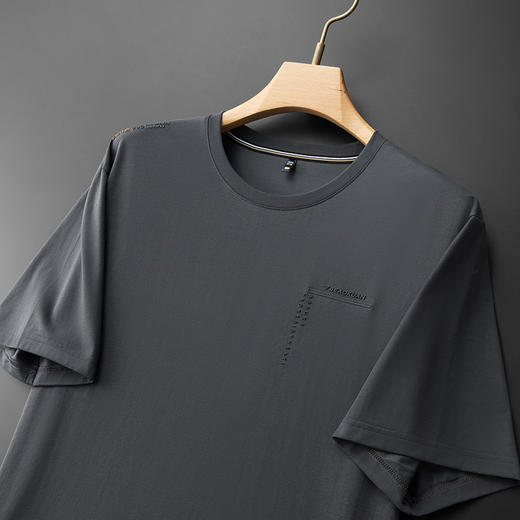 【DDS】大依优型大码男装短袖T恤透气加肥加大大号半袖上衣男士胖子 商品图6