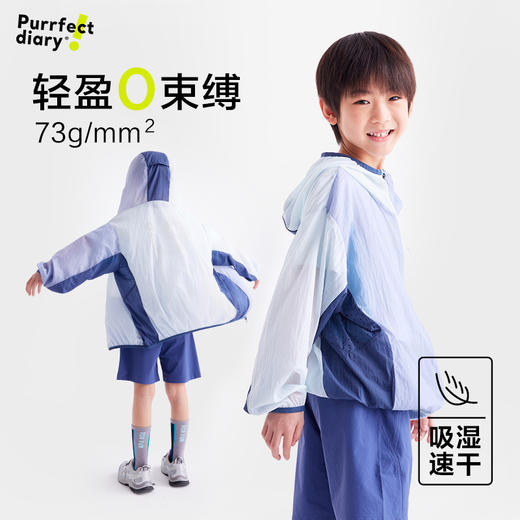 【轻量】【咕噜日记】童装儿童防晒衣25夏季男女童透气防晒外套轻薄款PXW2509 商品图3
