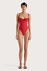 Faithfull The Brand - Dinard One Piece - Red - 女装 - 连体泳衣 - 红色 商品缩略图1