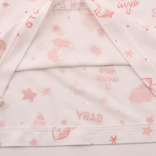棉果果夏季女童家居服防蚊5A抗菌莫代尔套头T恤M221140425216 商品图3