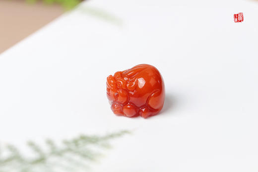 南红貔貅吊坠【聚财】 配精美挂绳 商品图0