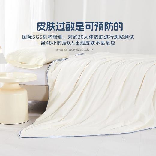 水星家纺全棉提花抗菌抑菌蚕丝二合一被柔软亲肤冬被子母被严选 商品图2