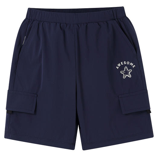 【实体店同款】男童全腰梭织五分裤夏季新款安奈儿童装XB526706 商品图6