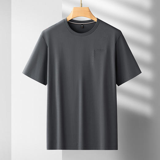 【DDS】大依优型大码男装短袖T恤透气加肥加大大号半袖上衣男士胖子 商品图0