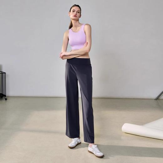 跃牌【轻匀系列】NS裸感瑜伽运动阔腿裤垂坠感遛弯直筒裤女CK1527 商品图4