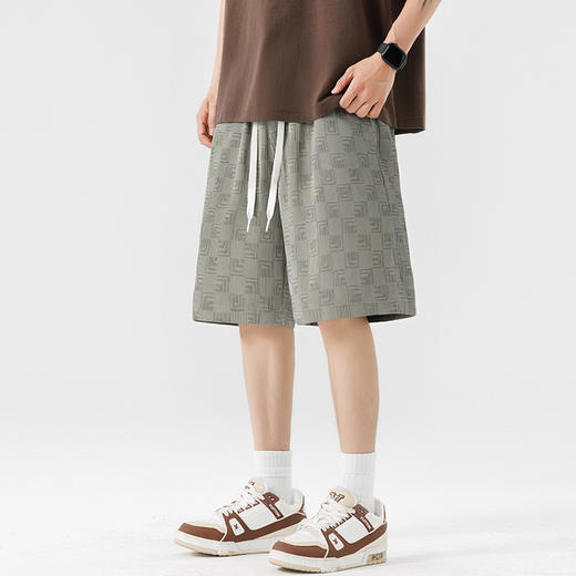 【DSL】大依优型大码短裤五分裤大号裤子弹力透气加肥加大夏季松紧腰宽松运动沙滩裤 商品图5