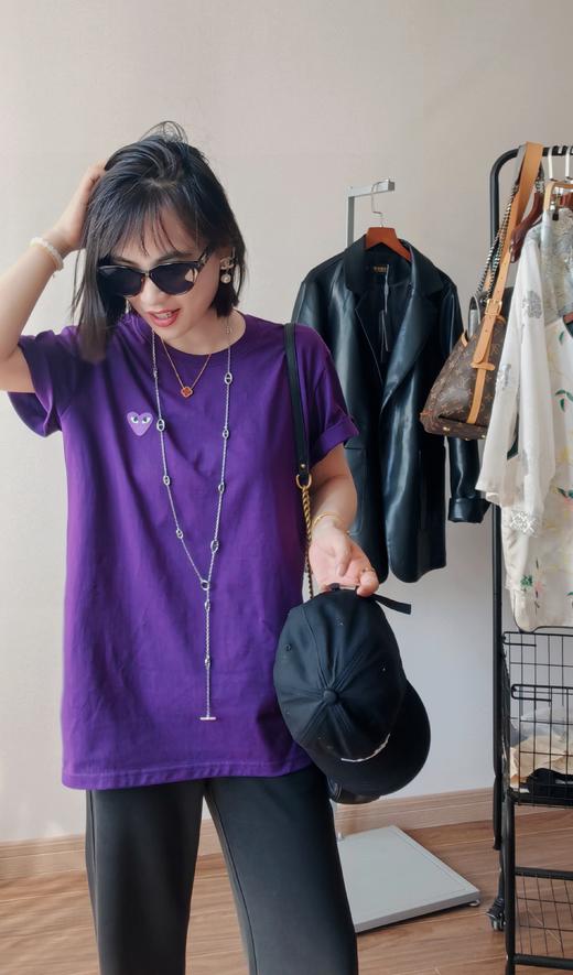 紫茄子爱心T杨幂同款 商品图8