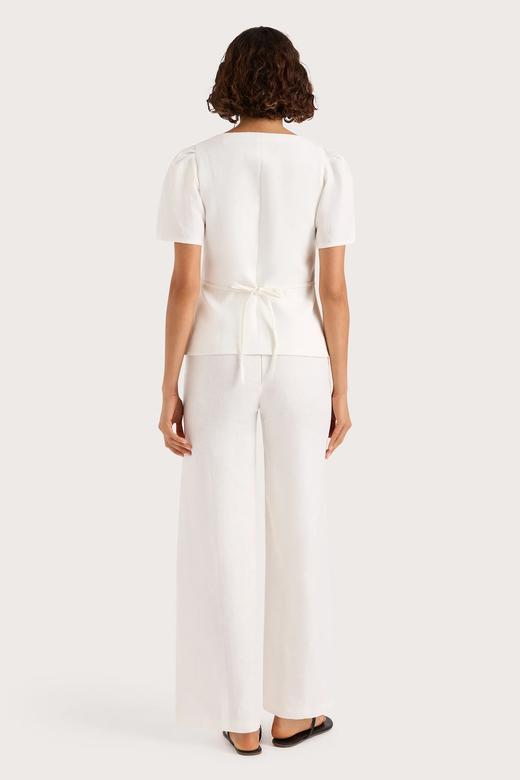 Faithfull The Brand - Audrey Vest - White - 女装 - 上衣 - 白色 商品图3