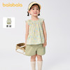 巴拉巴拉女童装短袖套装碎花衬衫两件套2025夏装新款 商品缩略图0
