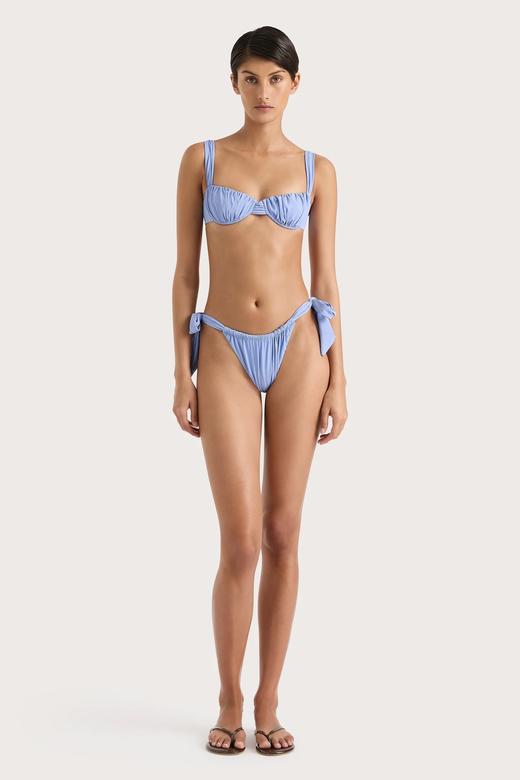 Faithfull The Brand - Costa Bikini Bottom - Blue - 女装 - 泳衣下装 - 蓝色 商品图2
