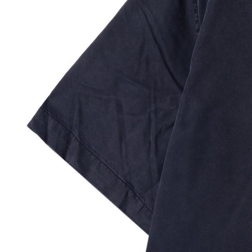 252129夏季高级感新款潮牌纯色牛仔口袋短袖衬衫经典百搭简约休闲衬衣 商品图4