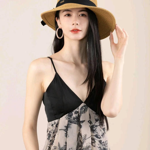 洛诗琳34820夏季新款UPF50大帽檐防晒帽308 商品图0