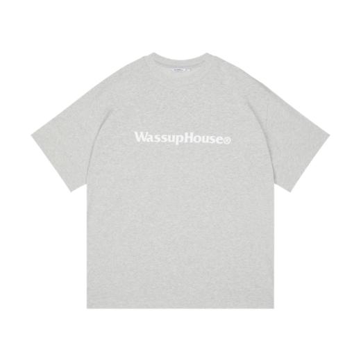 WassupHouse基础大LOGO印花短袖T恤 商品图7