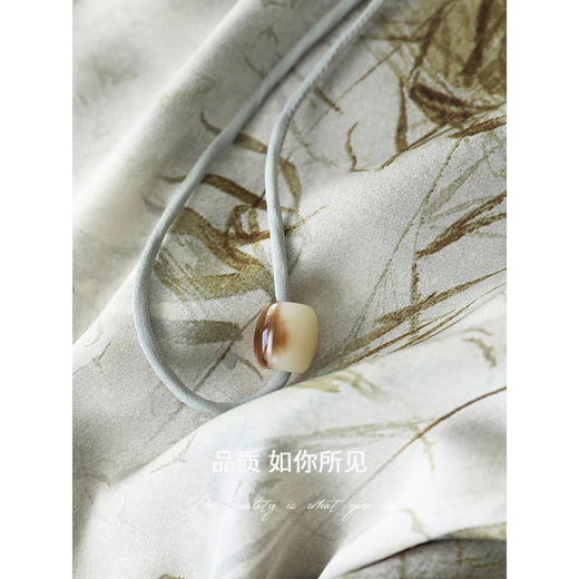 COCOBELLA[空濛烟雨]新中式优雅连衣裙奢华国风吊带裙FR0070 商品图4