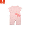 棉果果夏季女童舒适柔软哈衣爬服防蚊5A抗菌莫代尔偏襟连体衣M221720425208 商品缩略图1