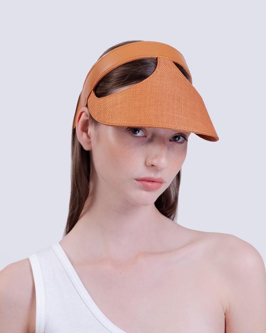 Blanc - Lia Visor Joined - Camel - 女装 - 帽子 - 驼色 商品图2