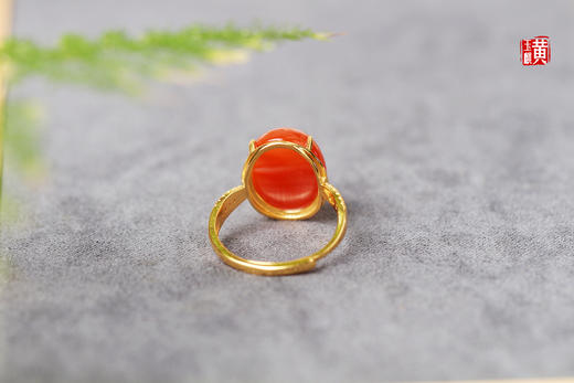南红戒指【瑜璟】，925银镶 商品图3