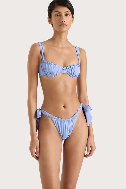 Faithfull The Brand - Costa Bikini Bottom - Blue - 女装 - 泳衣下装 - 蓝色 商品图5