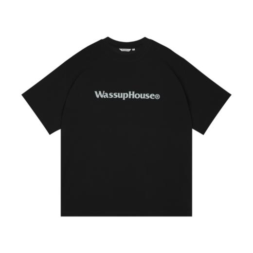 WassupHouse基础大LOGO印花短袖T恤 商品图10