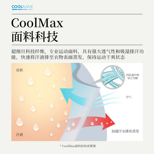 优极UG CoolMax一体织爽滑速干短袖T恤 商品图3