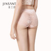 金三塔女真丝中腰透气平角裤性感蕾丝包裹内裤女100%桑蚕丝内裤提臀  NZF7C211 商品缩略图0
