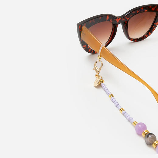 订购6周到｜La Coque Française-Iris Parma-紫色 串珠 眼镜链［法国设计师］ 商品图1