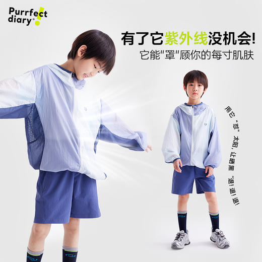 【轻量】【咕噜日记】童装儿童防晒衣25夏季男女童透气防晒外套轻薄款PXW2509 商品图2