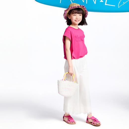 【实体店同款】女童短袖针织衫夏季新款安奈儿童装AG521667 商品图5