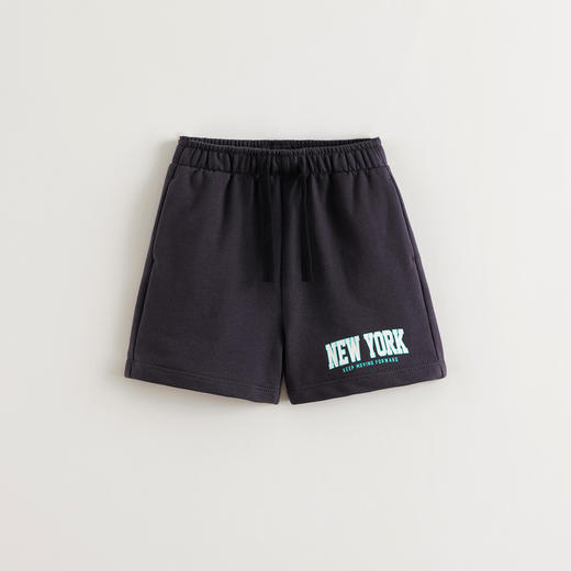 马克珍妮男童休闲字母运动短裤宝宝纯棉裤子2025年夏装新款550939 商品图3