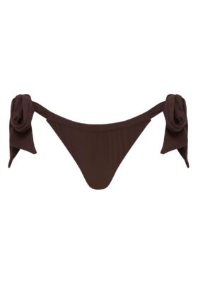 Faithfull The Brand - Costa Bikini Bottom - Coffee - 女装 - 泳衣下装 - 咖色
