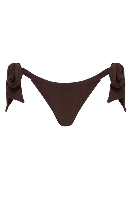 Faithfull The Brand - Costa Bikini Bottom - Coffee - 女装 - 泳衣下装 - 咖色 商品图0