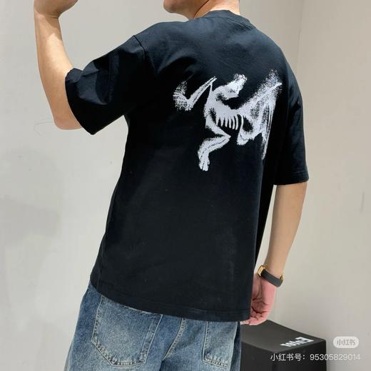 25SS新款重磅幻影鸟圆领短袖T恤 Z-15166 商品图4