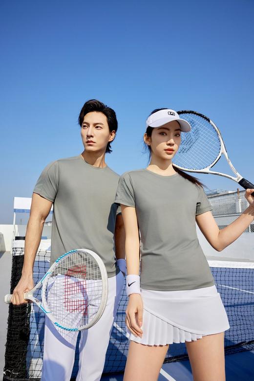 *鸟家同款面料，萨勒芬妮7A抗菌亲肤轻奢插肩圆领T恤  抗菌速干亲肤 商品图7