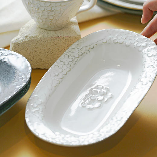 【AITO】日本原产AITO Lien 浮雕藤系列立体椭圆盘 商品图4