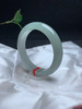 612626，56.5冰晴底正圈手镯，整条都冰冰润润的，一截颜色略深一些，干净清爽 商品缩略图2
