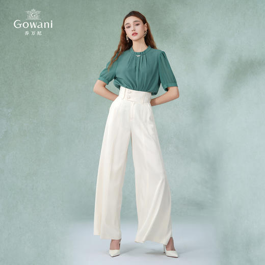 乔万尼短袖衬衫夏季设计感小众通勤气质EF2C388 商品图1