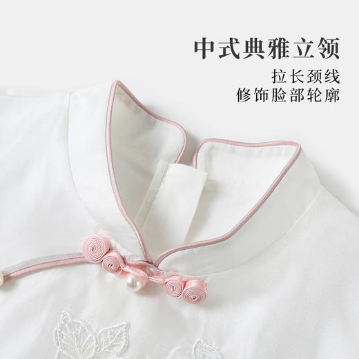 【英氏限时清仓】【改良马面连衣裙】【120-165】女童新中式夏季连衣裙儿童国风复古汉服 商品图5