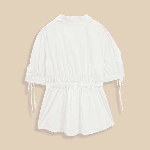 IEF/爱依服2025上衣春夏 韩版时尚通勤气质五分袖设计百搭衬衫N0106-X5- 商品图1