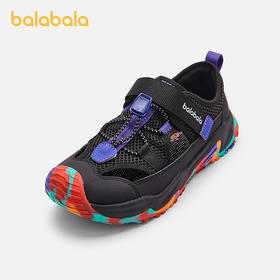 【商场同款】巴拉巴拉儿童运动鞋男童包头凉鞋透气网布2025夏新款