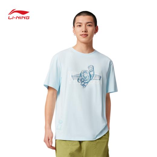 李宁迪士尼皮克斯玩具总动员联名系列男子冰感舒适吸湿排汗短袖文化衫AHSV685 商品图0