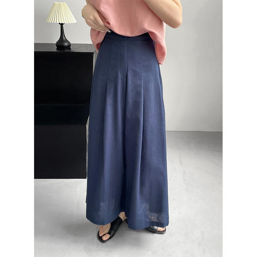 全员夸的棉麻长裤！2025慵懒薄款宽松透气百搭高腰阔腿裤女款！ 商品图2