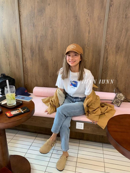 躺平摆烂胖胖加菲猫白T 商品图4