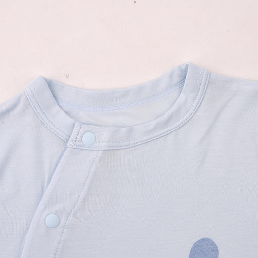 棉果果夏季男童舒适哈衣爬服防蚊5A抗菌莫代尔偏襟连体衣M211720425207 商品图2